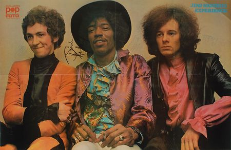 Lot #7081 Jimi Hendrix Experience Signed Poster - Image 1