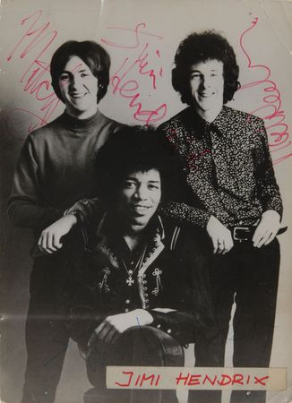 Lot #7082 Jimi Hendrix Experience Twice-signed