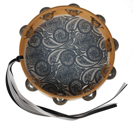 Lot #7415  Prince?s Stage-Used Parade Tour Paisley Tambourine - Image 2