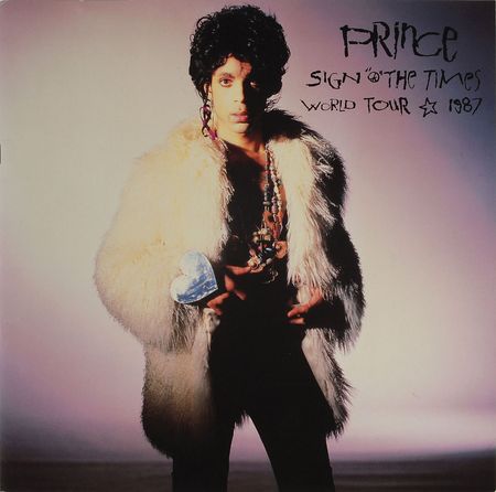 Lot #7416  Prince Sign O? the Times Tour Book and Mirrored Heart Wristband - Image 2