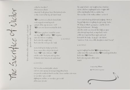 Lot #7433  Prince?s Own ?Prince Presents: The Sacrifice of Victor? Book - Image 1