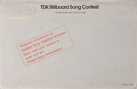 Lot #7438  Prince?s Billboard Contest Offer - Image 2