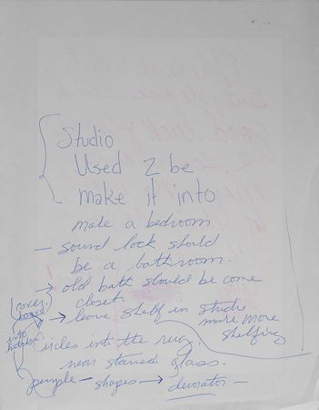 Lot #7426  Prince Signed Handwritten Note Ordering Flowers for Lenny Kravitz - Image 2