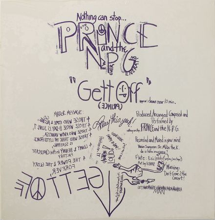 Lot #7422  Prince and the New Power Generation ?Gett Off? 12 - Image 1