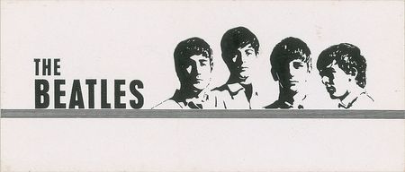 Lot #7051. Beatles NEMS Business Card