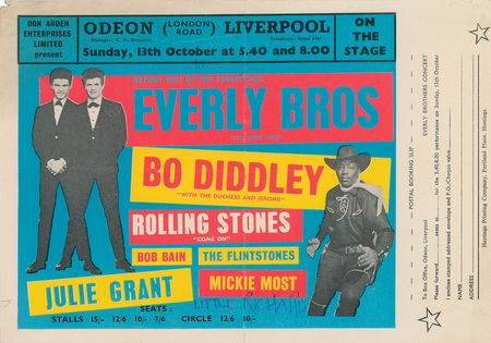 Lot #7099 Rolling Stones 1963 Odeon Theatre