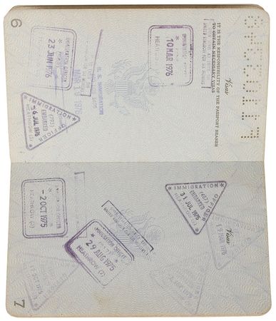 Lot #7235 Deep Purple: Tommy Bolin?s Signed Passport - Image 3