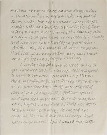 Lot #7008 Stuart Sutcliffe Autograph Letter Signed - Image 3