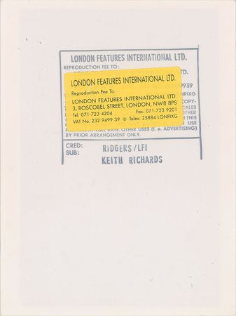 Lot #7113 Keith Richards and Ronnie Wood Set of (3) Photographs - Image 4