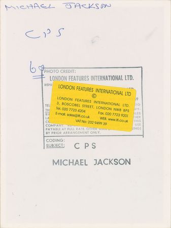 Lot #7150 Michael Jackson Set of (4) Photographs - Image 7