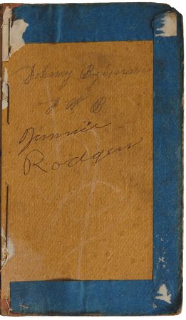 Lot #7151 Jimmie Rodgers Signed Book - Image 1
