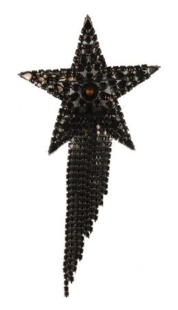 Lot #7449  Prince's Purple Rain-Era Jeweled Star Brooch - Image 2