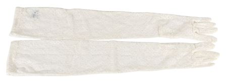 Lot #7441  Prince?s Purple Rain-Worn White Lace Gloves - Image 2