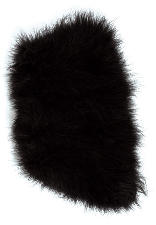 Lot #7446  Prince?s Personally-Owned and -Worn Black Fur Muff and Strip - Image 1