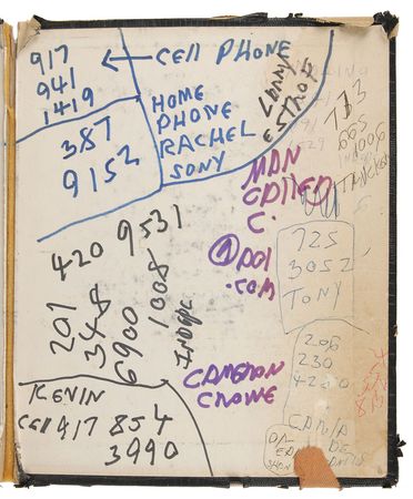 Lot #7289 Joey Ramone?s Pair of Address Books - Image 2