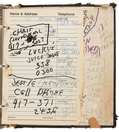 Lot #7289 Joey Ramone?s Pair of Address Books - Image 7