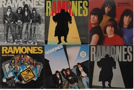 Lot #7277 Joey Ramone’s Collection of (6) Ramones