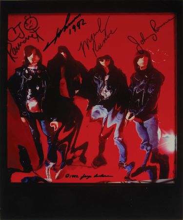 Lot #7315 Ramones Signed Photograph