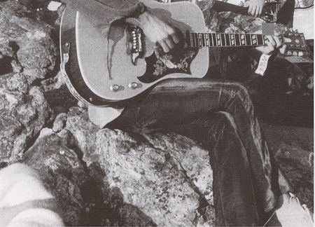 Lot #7097 Mick Jagger, Keith Richard, and Gram Parsons Worn Blue Velvet Pants - Image 2