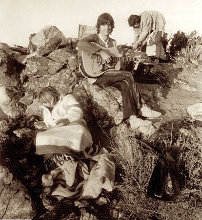 Lot #7097 Mick Jagger, Keith Richard, and Gram Parsons Worn Blue Velvet Pants - Image 3