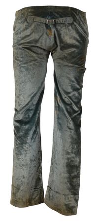 Lot #7097 Mick Jagger, Keith Richard, and Gram Parsons Worn Blue Velvet Pants - Image 5