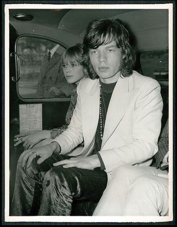 Lot #7097 Mick Jagger, Keith Richard, and Gram Parsons Worn Blue Velvet Pants - Image 6