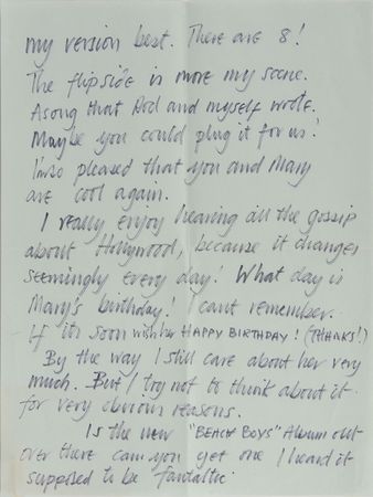 Lot #7186 Jeff Beck Autograph Letter Signed - Image 2