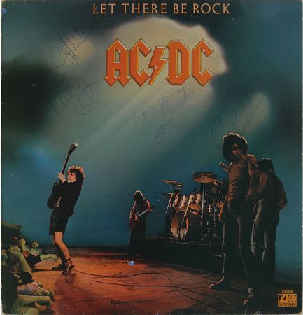 Lot #7214 AC/DC Signed ' Let There Be Rock' Album - Image 1