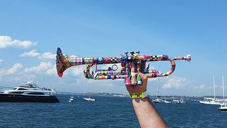 Lot #7162 Newport Jazz Festival Trumpet - Image 6
