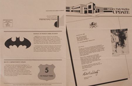 Lot #7497  Prince 1989 Paisley Park Newsletter - Image 1