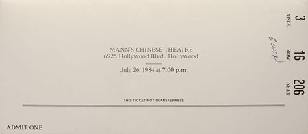 Lot #7489  Prince Pair of Purple Rain Premiere Invitations - Image 2