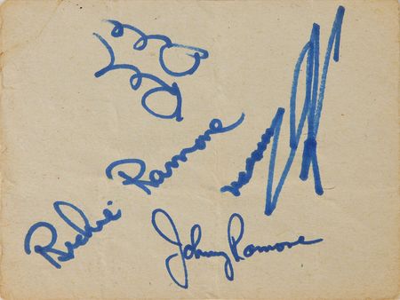 Lot #7377 Ramones Signed Ticket - Image 1
