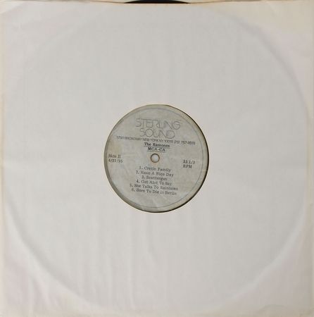 Lot #7375 Ramones 'Sterling Sound' Pre-Production Set of Records - Image 3