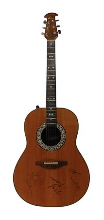 Lot #7363  Ramones Signed Guitar