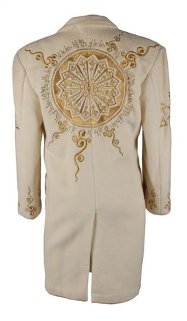 Lot #7501  Prince's Personally-Owned and -Worn Cream Colored Wool Coat - Image 2