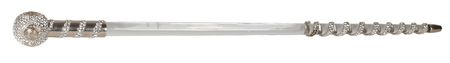 Lot #7502  Prince's Personally-Owned and -Used Custom Versace Rhinestone Walking Cane - Image 1