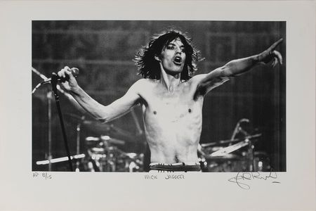 Lot #7108 Rolling Stones Set of (3) Lithos Signed by John Rowlands - Image 1