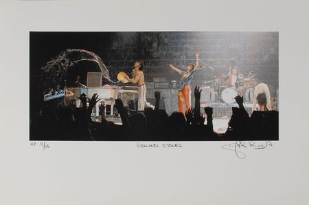 Lot #7108 Rolling Stones Set of (3) Lithos Signed by John Rowlands - Image 2