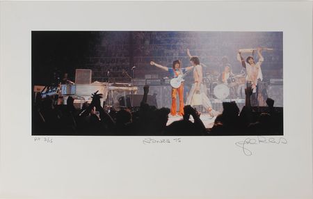 Lot #7108 Rolling Stones Set of (3) Lithos Signed by John Rowlands - Image 3