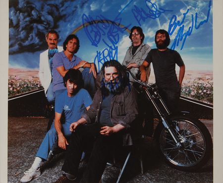 Lot #7122 Grateful Dead Signed Photograph
