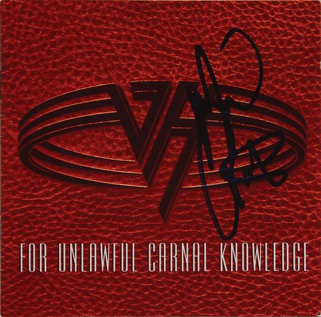 Lot #7260 Van Halen Pair of Signed CD Booklets - Image 1