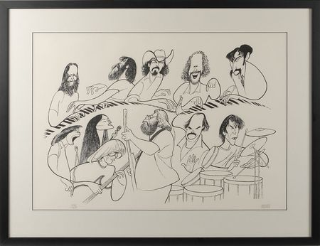 Lot #7130 Grateful Dead Lithograph Signed By