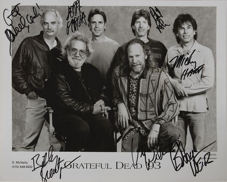 Lot #7121 Grateful Dead Signed Photograph
