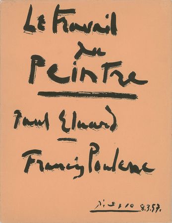 Lot #548 Francis Poulenc Sheet Music - Image 2