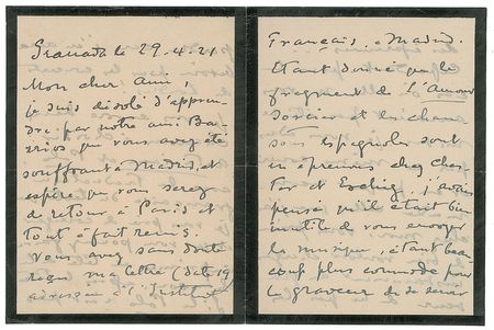 Lot #486 Manuel de Falla: 