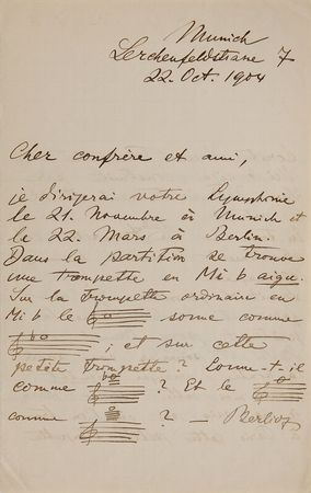 Lot #564 Felix Weingartner Handwritten Letter Signed - Image 1