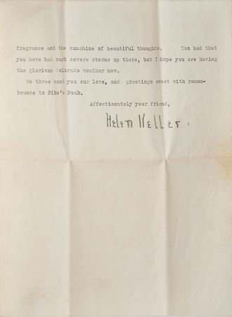Lot #159 Helen Keller - Image 2