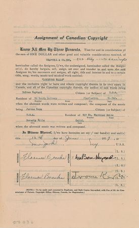 Lot #567 Jerome Kern - Image 1