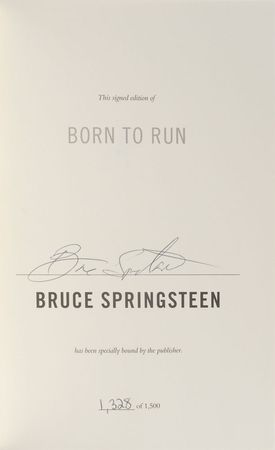 Lot #648 Bruce Springsteen Book - Image 1