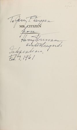 Lot #71 Harry S. Truman - Image 1